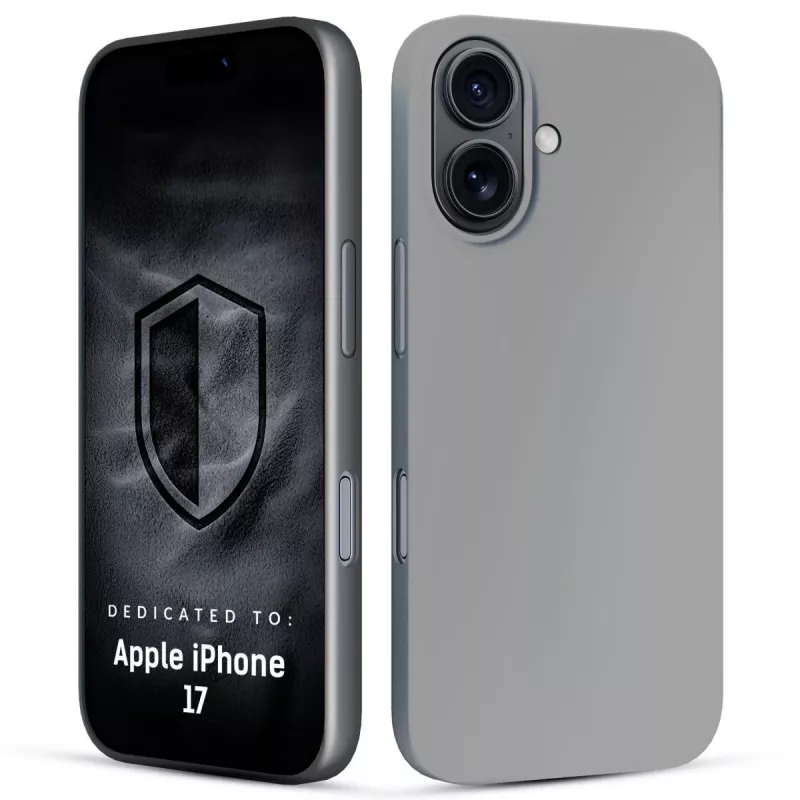 3MK Hardy Mellow funda para Apple iPhone 17, gris