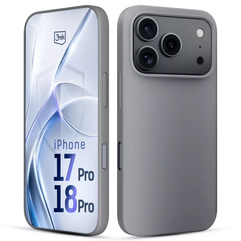 3MK PROTECTION Apple iPhone 17 Pro - Funda 3mk Hardy Mellow gris