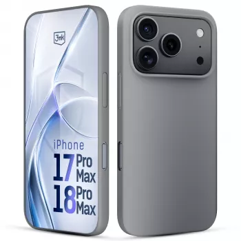 3MK PROTECTION Apple iPhone 17 Pro Max Funda Hardy Mellow gris