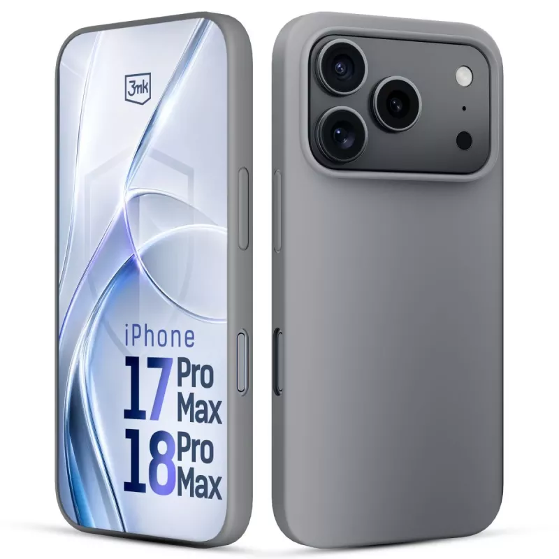 3MK PROTECTION Apple iPhone 17 Pro Max Funda Hardy Mellow gris