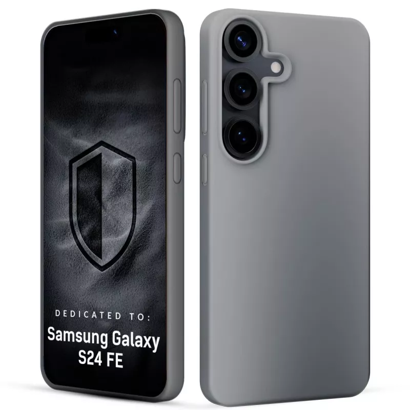 3MK PROTECTION Samsung Galaxy S24 FE - Funda 3mk Hardy Mellow gris