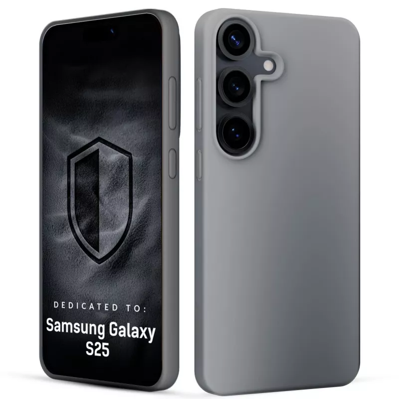 3MK PROTECTION Samsung Galaxy S25 - Funda 3mk Hardy Mellow gris