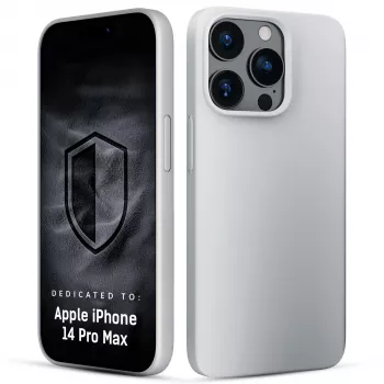 3MK PROTECTION Apple iPhone 14 Pro Max Funda Hardy Mellow MagCase blanco