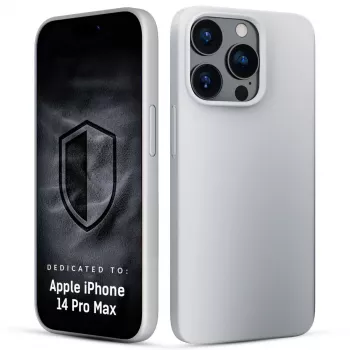 3MK PROTECTION Apple iPhone 14 Pro Max Funda Hardy Mellow MagCase blanco