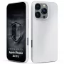 3MK PROTECTION Apple iPhone 16 Pro - Funda 3mk Hardy Mellow MagCase blanco