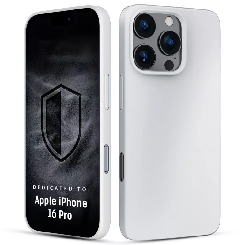 3MK PROTECTION Apple iPhone 16 Pro - Funda 3mk Hardy Mellow MagCase blanco