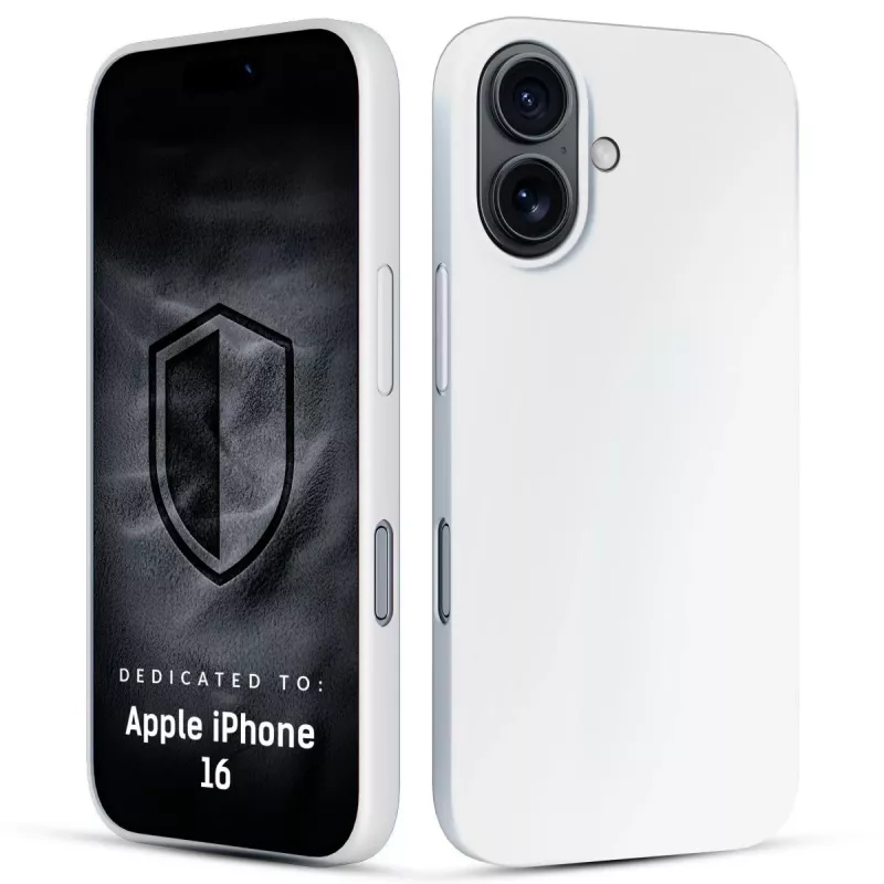 3MK PROTECTION Apple iPhone 16 - Funda 3mk Hardy Mellow MagCase blanco