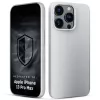 3MK PROTECTION Apple iPhone 13 Pro Max Funda Hardy Mellow MagCase blanco plateado