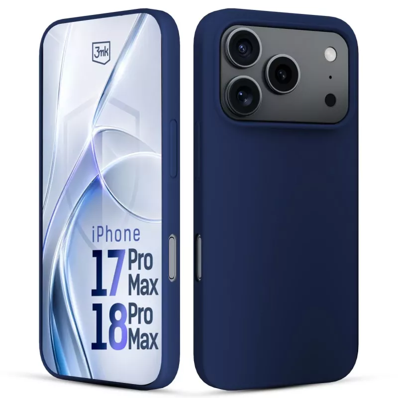 3MK PROTECTION Apple iPhone 17 Pro Max Funda Hardy Mellow azul oscuro