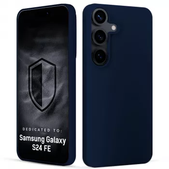 3MK PROTECTION Samsung Galaxy S24 FE - Funda 3mk Hardy Mellow azul oscuro