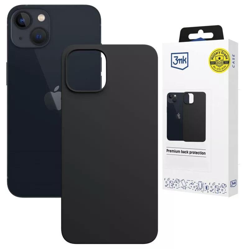 3MK PROTECTION Apple iPhone 15 Plus - Funda 3mk Hardy Mellow MagCase negro