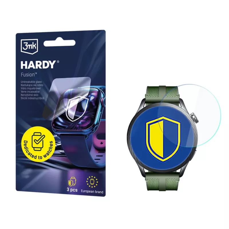 3MK PROTECTION Xiaomi Watch S5 46mm - Protección para reloj 3mk Hardy Fusion