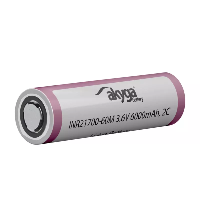 Akyga AKY2185 INR21700-60M Batería Li-Ion 21700 3,6 V 6000 mAh 2C