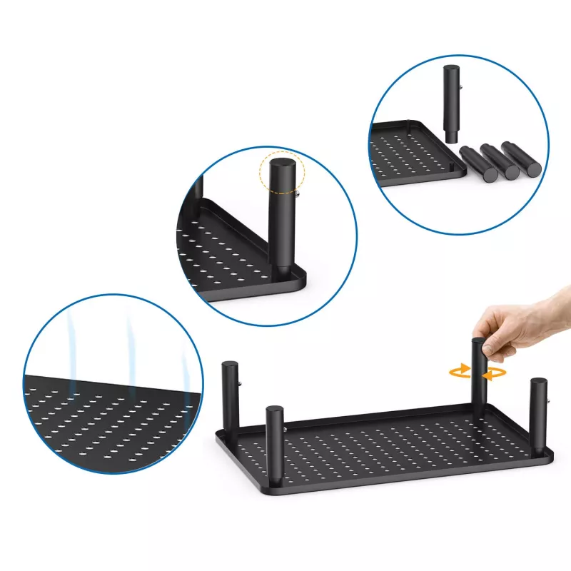 MOZOS SPM3 Elevador Soporte para Monitor Negro