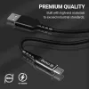 Crong Armor Link Cable USB-C a USB-C 100W PD 5A 200cm Negro