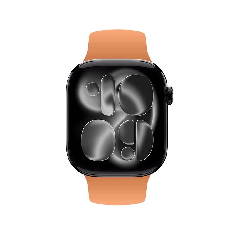 Crong Liquid Correa para Apple Watch 38/40/41/42 mm (Naranja)