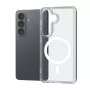 Crong Hybrid Clear Funda magnética transparente con MagSafe para Samsung Galaxy S26+ (Transparente)
