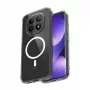 Crong Hybrid Clear Magnetic Case para Xiaomi Redmi Note 15 Pro 5G, Transparente