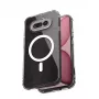 Crong Hybrid Clear Magnetic Case para Nothing Phone 4a, compatible con MagSafe, Transparente
