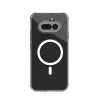Crong Hybrid Clear Magnetic Case para Nothing Phone 4a, compatible con MagSafe, Transparente