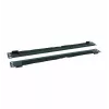 RACKTEL RL-ZASZF 1U Tapa de entrada de cables con cepillo para rack de 19 pulgadas, Negro (RAL 9005)