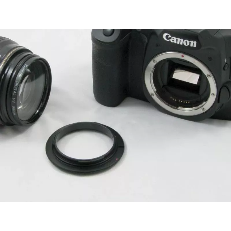 JJC Adaptador de anillo macro inverso para cámaras con montura Pentax K - 49mm