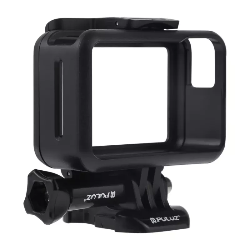 PULUZ Soporte de marco con funda protectora para DJI Osmo Action - Negro (PU338B)
