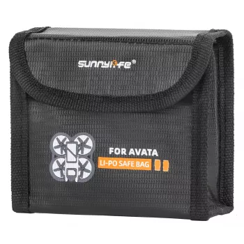 SUNNYLIFE Funda protectora para 2x baterías DJI Avata - carcasa rígida EVA, Negra