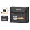 SUNNYLIFE Funda protectora para 2x baterías DJI Avata - carcasa rígida EVA, Negra