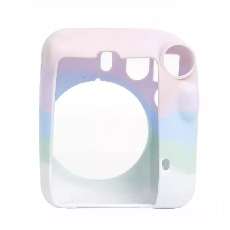 LOVEINSTANT Funda de silicona para Fujifilm Instax Mini 12 - colores pastel