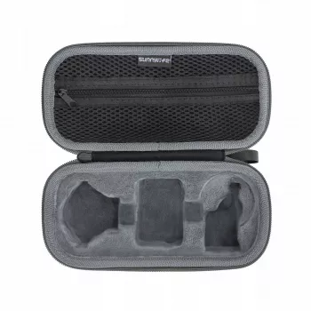 SUNNYLIFE Funda protectora para Insta360 Go 3, Negra, nailon, EVA, resistente a golpes, antipolvo, resistente a salpicaduras, con correa de mano