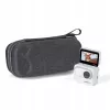 SUNNYLIFE Funda protectora para Insta360 Go 3, Negra, nailon, EVA, resistente a golpes, antipolvo, resistente a salpicaduras, con correa de mano