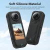 PULUZ PU757B Tapa de objetivo y funda protectora de silicona para Insta360 X5