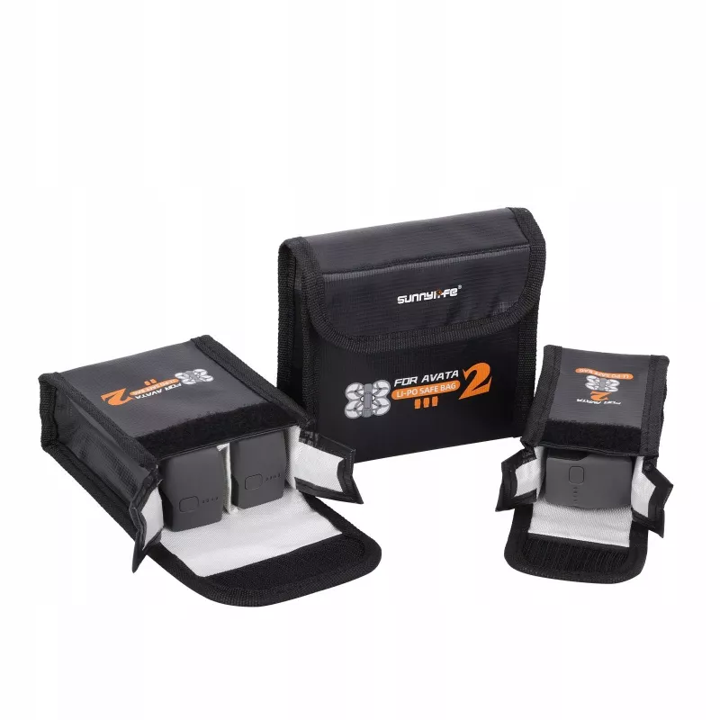 SUNNYLIFE Bolsa ignífuga para 1x batería DJI Avata 2 - AT2-DC781-1