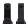SUNNYLIFE Mini soporte de trípode para cámara de acción Insta360 X4 - Negro, trípode de mesa plegable con tornillo de 1/4 pulgadas-20, patas de goma antideslizantes, compacto y portátil