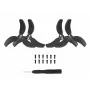 SUNNYLIFE 3032S-2-D Juego de 4 hélices para DJI Avata 2 - Negro