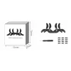 SUNNYLIFE 3032S-2-D Juego de 4 hélices para DJI Avata 2 - Negro