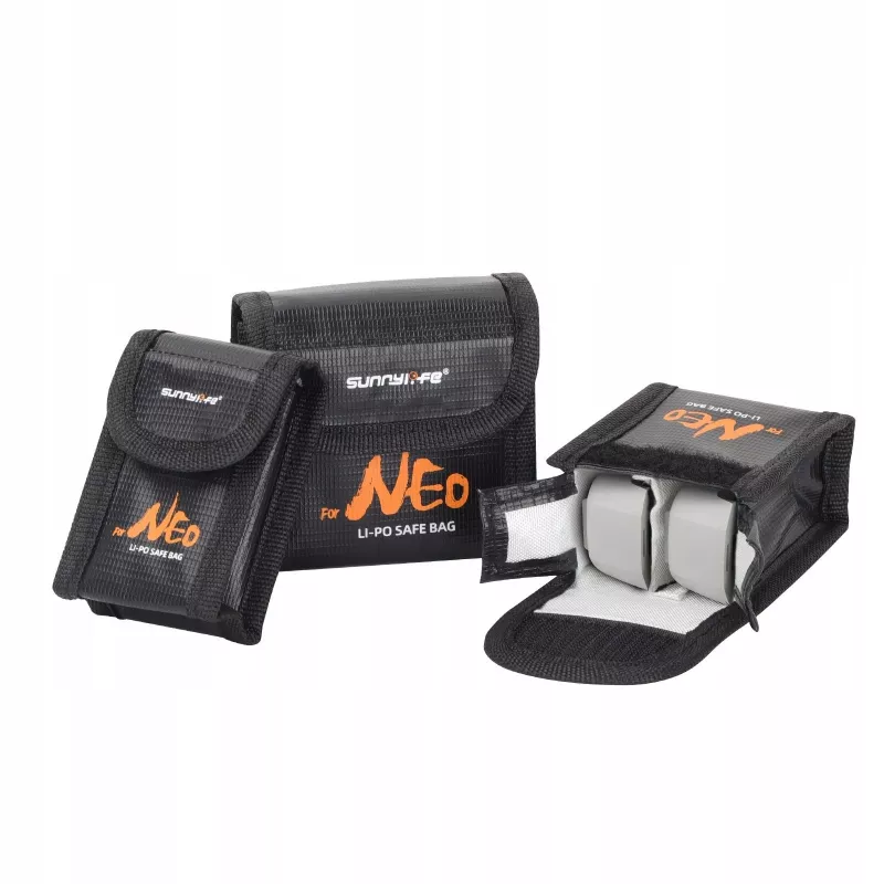 Sunnylife bolsa ignífuga para 1x batería DJI Neo / Neo 2 NE-DC848