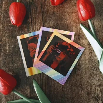 LOVEINSTANT Set de 12 marcos adhesivos para Fuji Instax Square Link SQ1 SQ6 SQ20 SQ40 SQ10