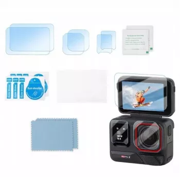 SUNNYLIFE Kit de protección 6x protector de lente + 2x protector de pantalla para cámara Insta360 Ace Pro 2 BHM917