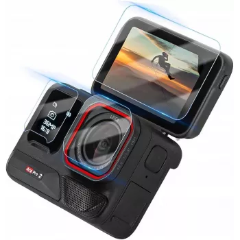 SUNNYLIFE Kit de protección 6x protector de lente + 2x protector de pantalla para cámara Insta360 Ace Pro 2 BHM917