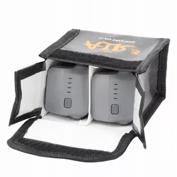 SUNNYLIFE Bolsa ignífuga para 2 baterías DJI Air 3 / 3S