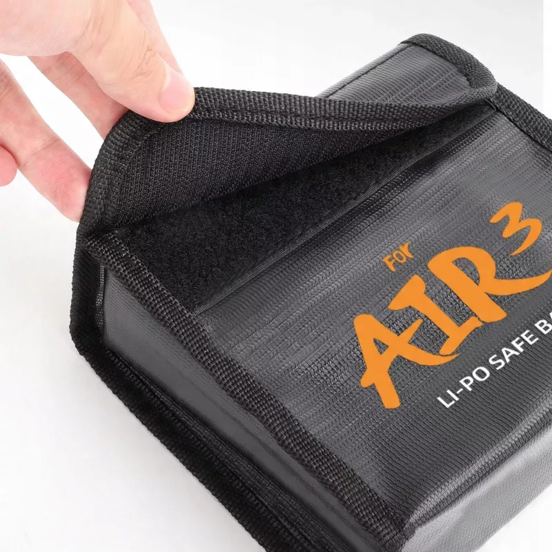 SUNNYLIFE Bolsa ignífuga para 2 baterías DJI Air 3 / 3S