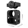 PULUZ Kit 3 en 1 funda protectora, tapa de objetivo, correa de mano para GoPro Max 2 - Negro