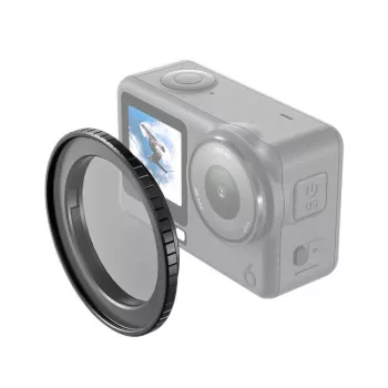 PULUZ Soporte adaptador de filtro de 49mm para DJI Osmo Action 6