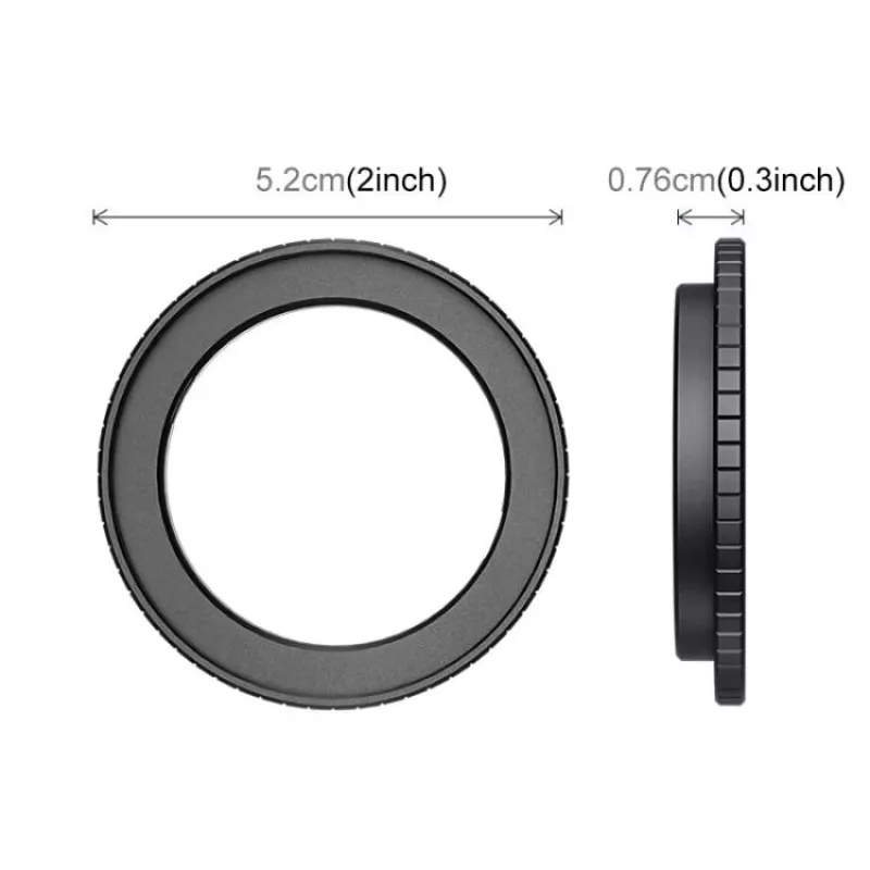 PULUZ Soporte adaptador de filtro de 49mm para DJI Osmo Action 6
