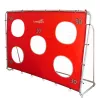 LEAN TOYS Portería de entrenamiento de fútbol con diana roja 213x152x75cm