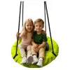 LEAN SPORT Columpio de jardín nido de cigüeña para niños verde 60cm