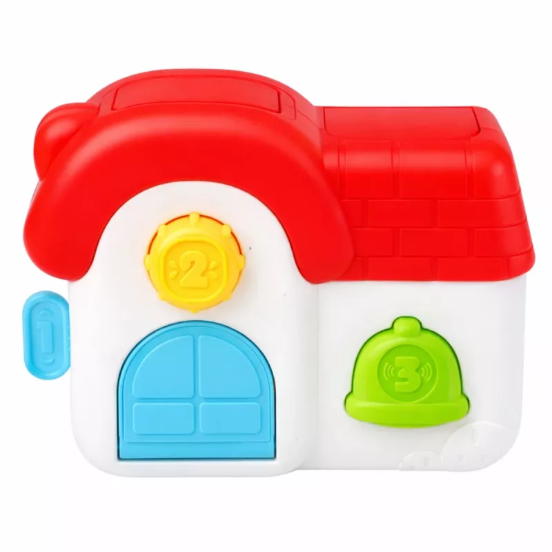 LEAN TOYS Casa de aprendizaje interactiva para niños pequeños - Animales pop-up