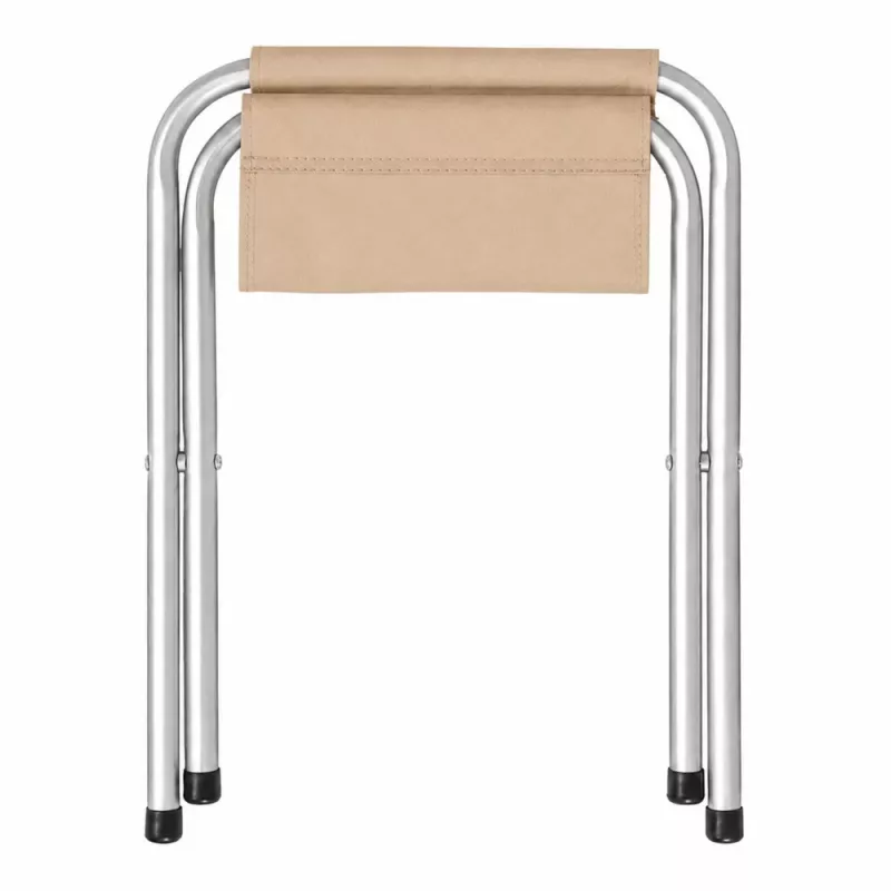 Conjunto de muebles de camping LEAN - mesa plegable y 4 taburetes en maleta de madera